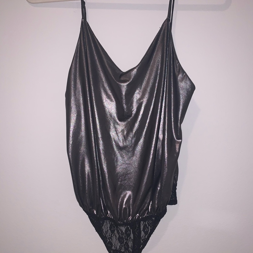 Free People Shimmery Body Suit